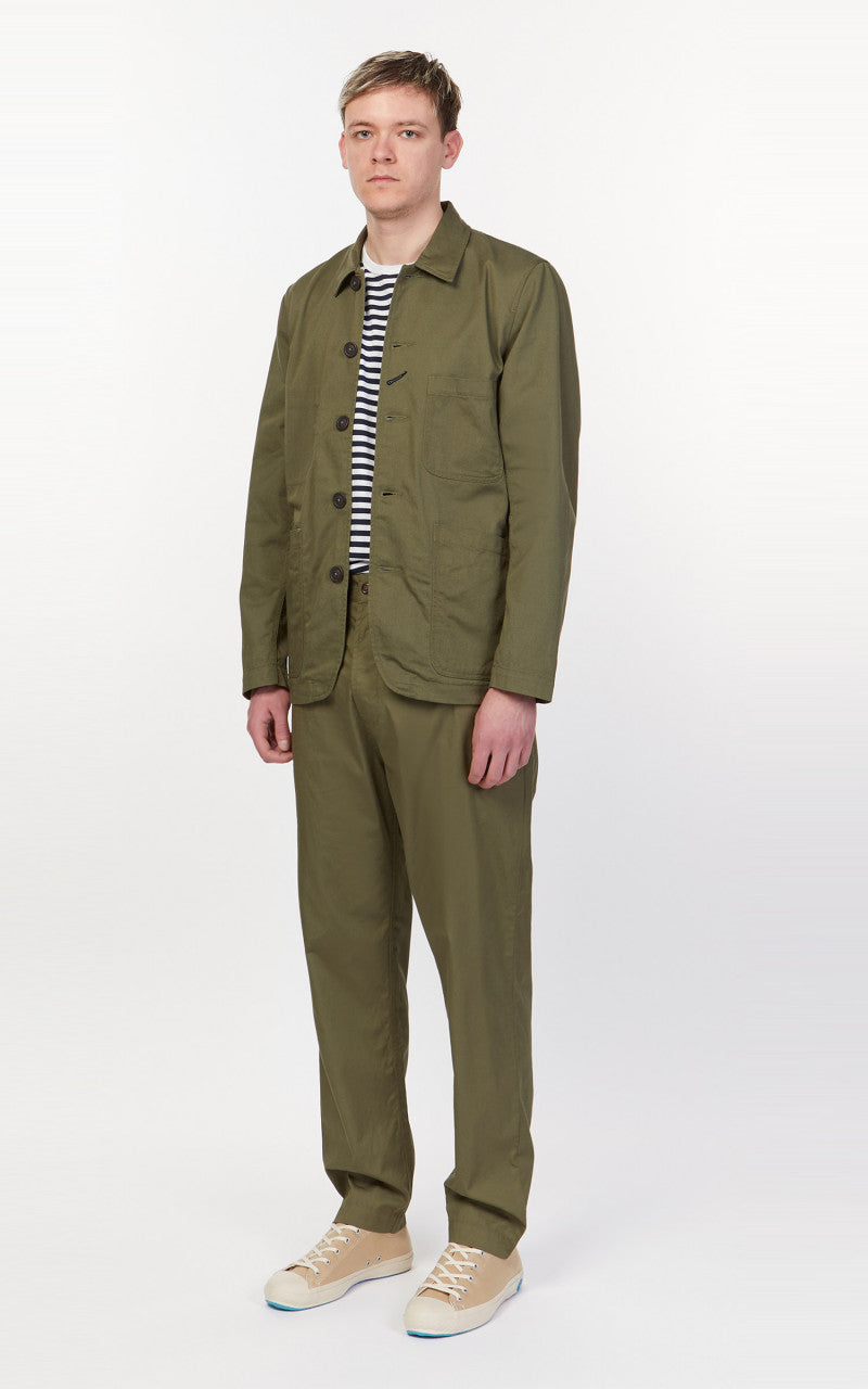 Universal Works Bakers Jacket Twill Light Olive