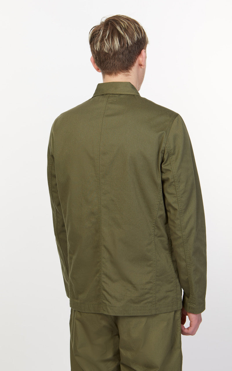 Universal Works Bakers Jacket Twill Light Olive