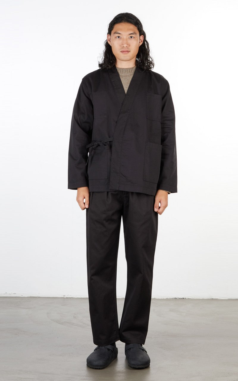 Universal Works Kyoto Work Jacket Twill Black