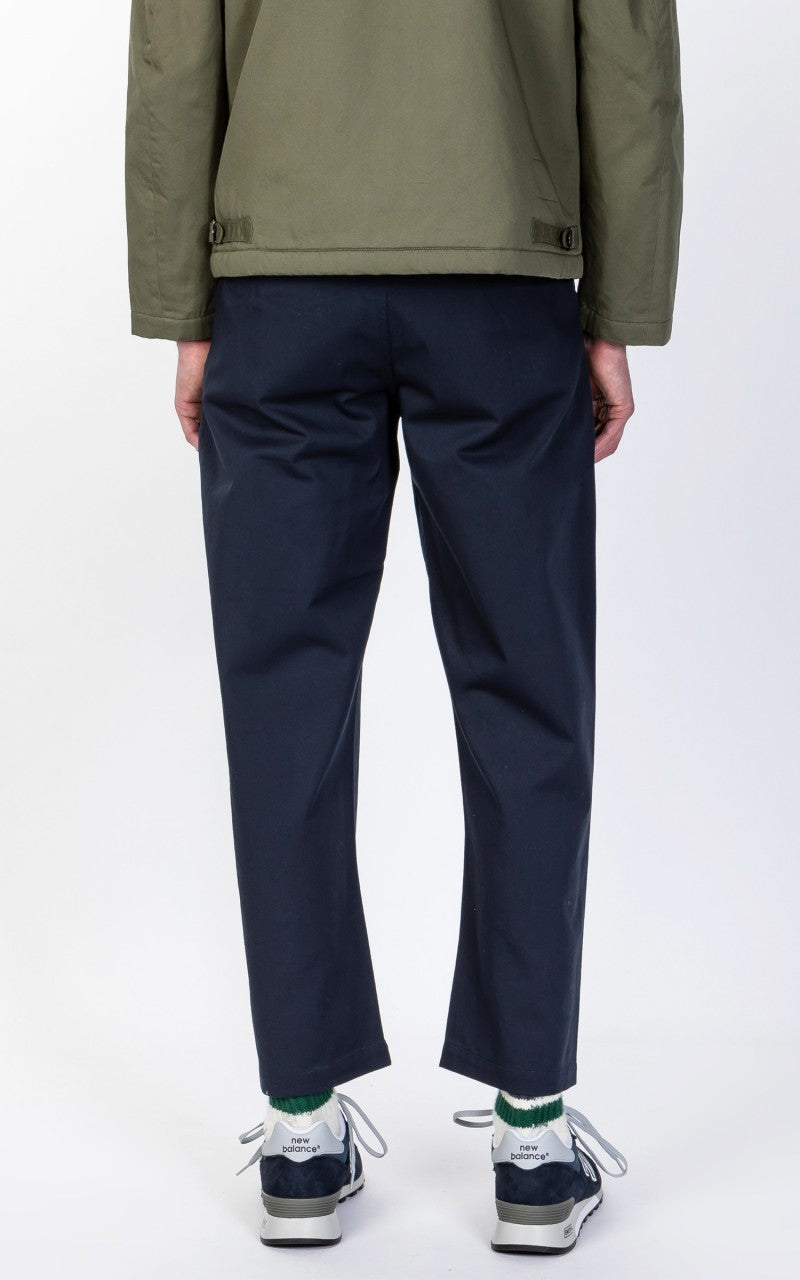 Universal Works Double Pleat Pant Twill Navy