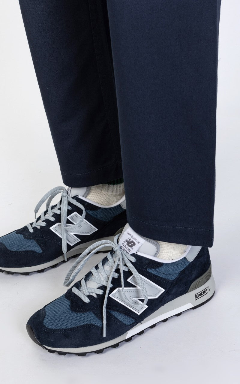 Universal Works Double Pleat Pant Twill Navy