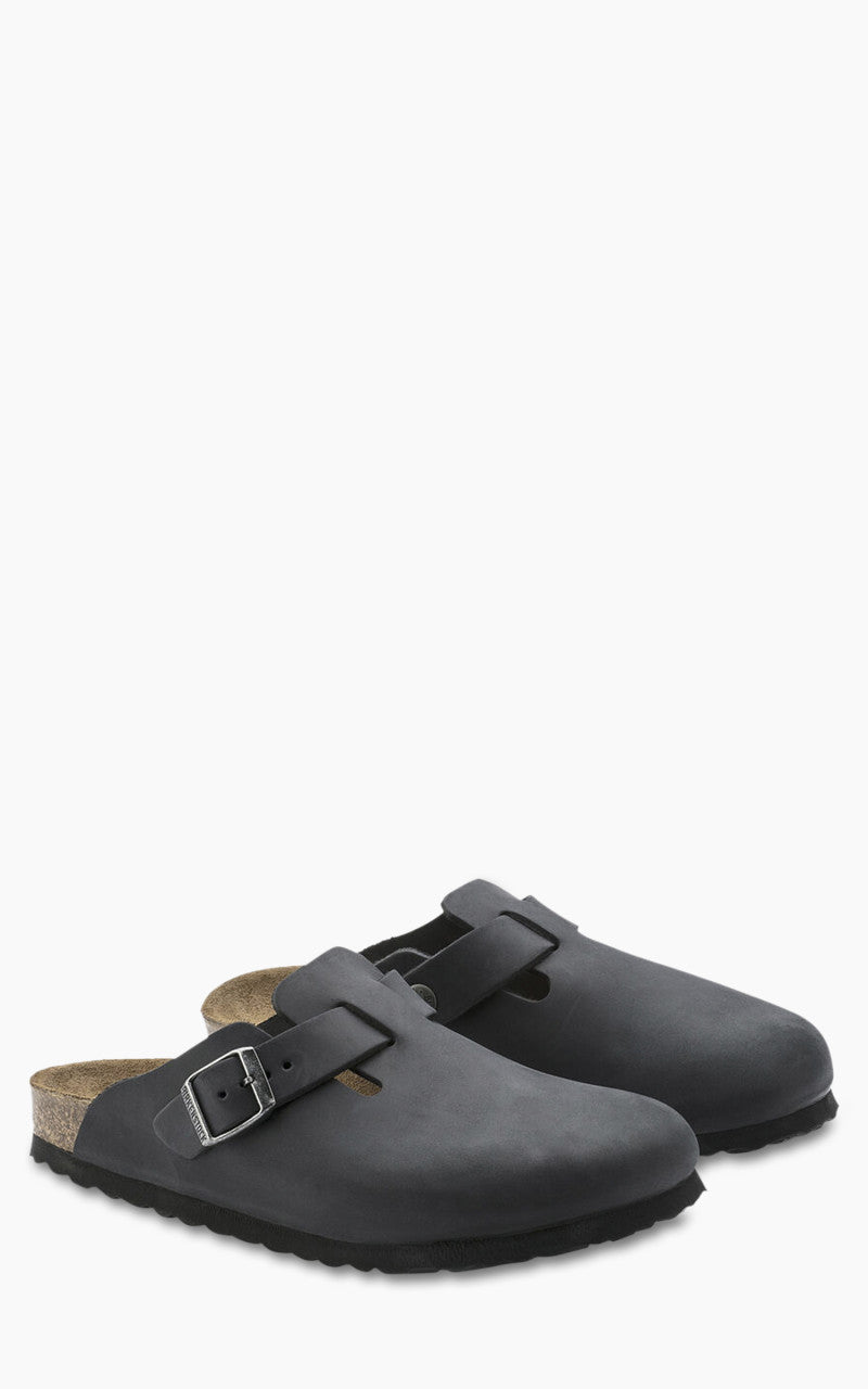Birkenstock Boston Oiled Leather Black
