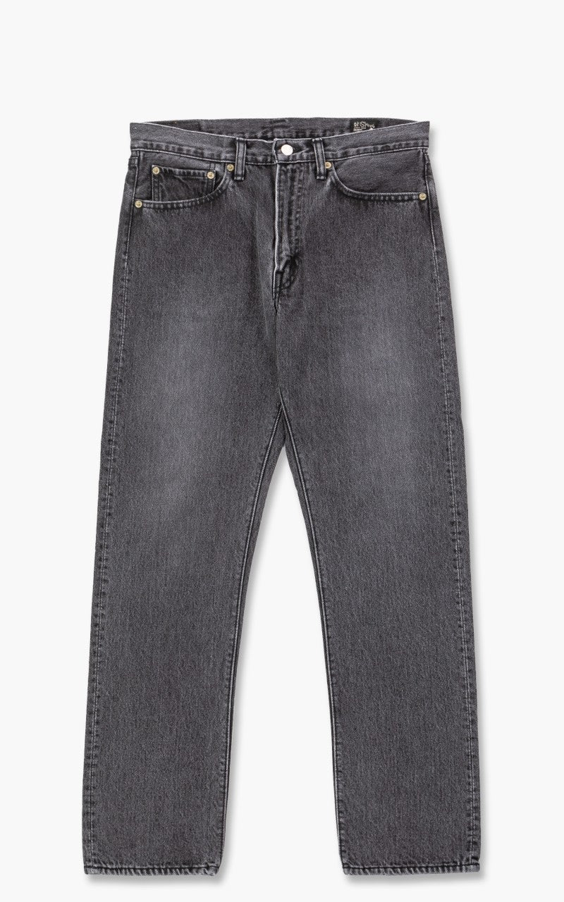 OrSlow Ivy Fit Jeans 107 Black Denim Stonewashed OrSlow Ivy Fit Jeans 107 Black Denim Stonewashed