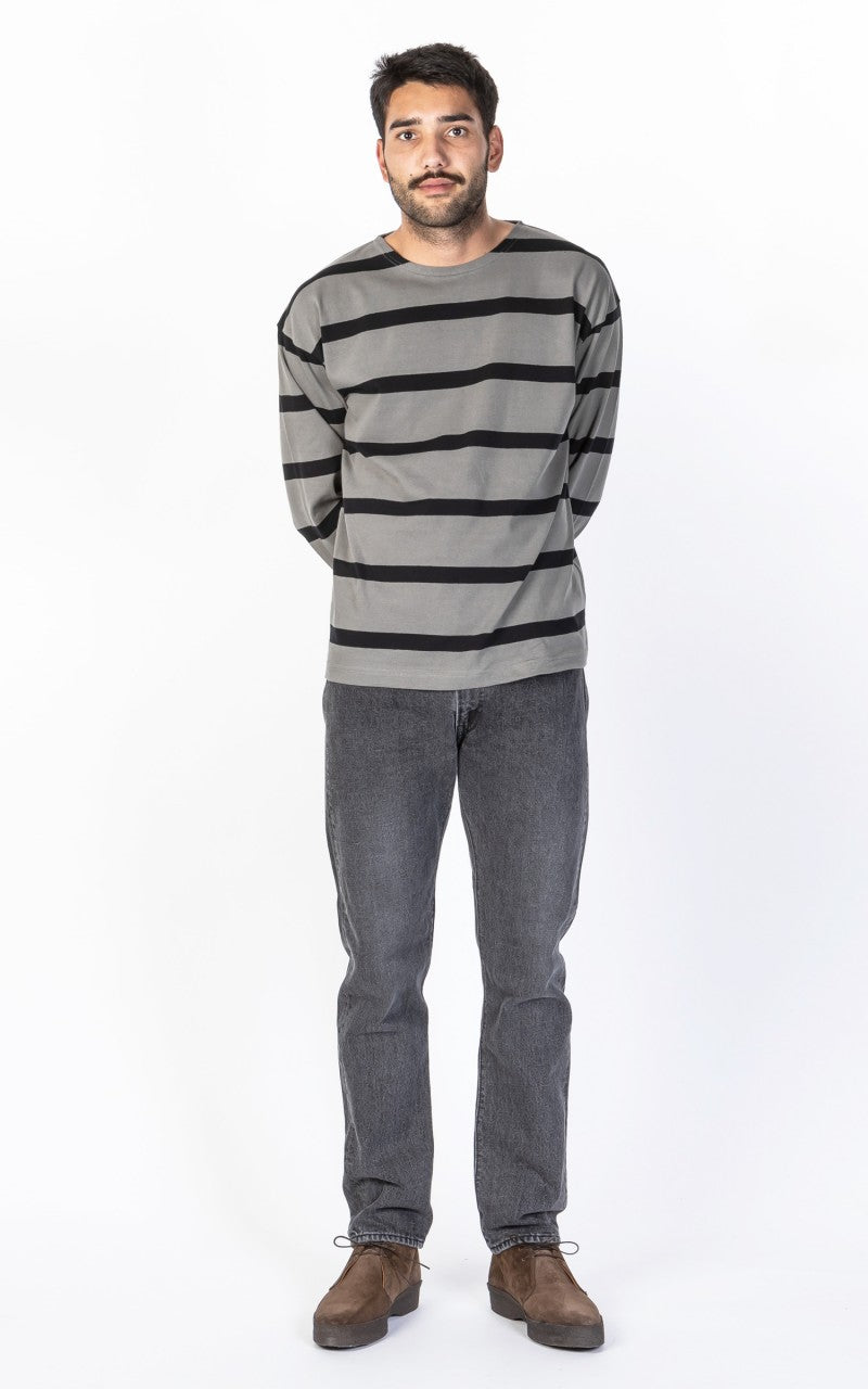 OrSlow Ivy Fit Jeans 107 Black Denim Stonewashed