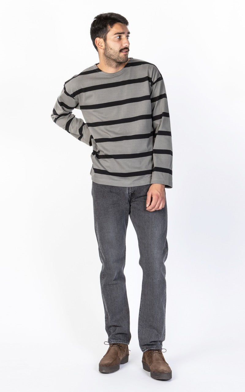 OrSlow Ivy Fit Jeans 107 Black Denim Stonewashed