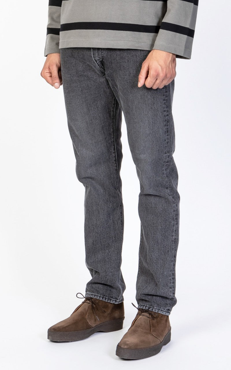 OrSlow Ivy Fit Jeans 107 Black Denim Stonewashed