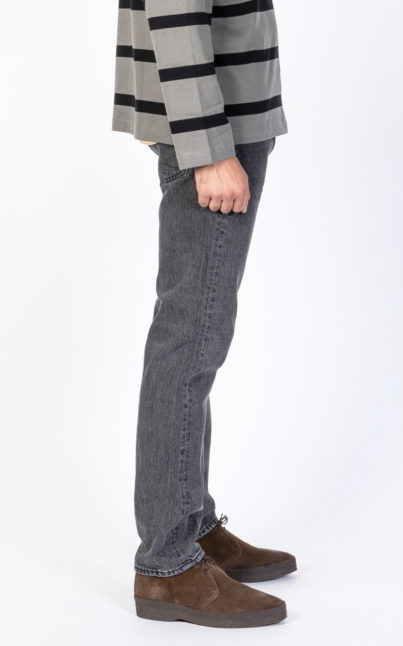 OrSlow Ivy Fit Jeans 107 Black Denim Stonewashed