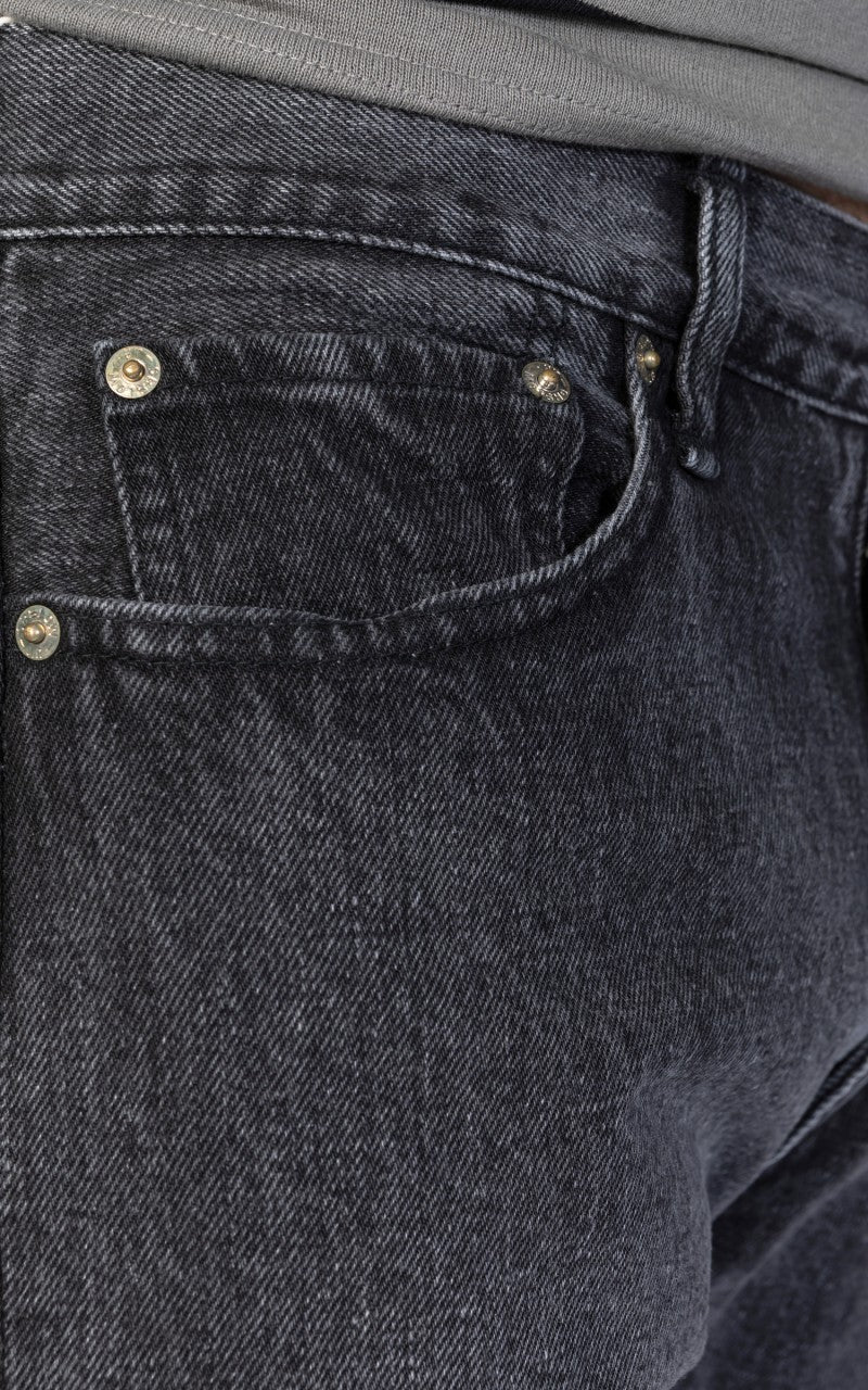 OrSlow Ivy Fit Jeans 107 Black Denim Stonewashed