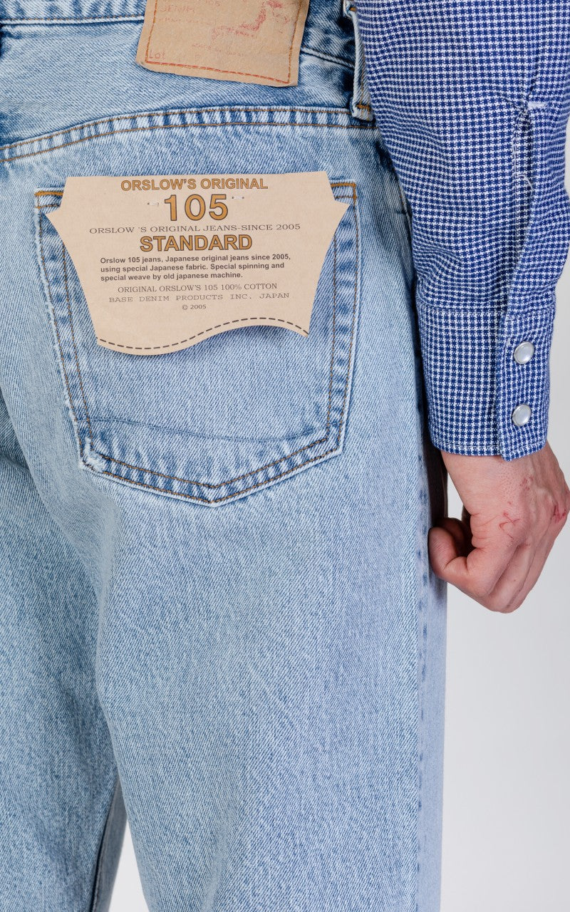 OrSlow Standard Fit Jeans 105 Sky Blue