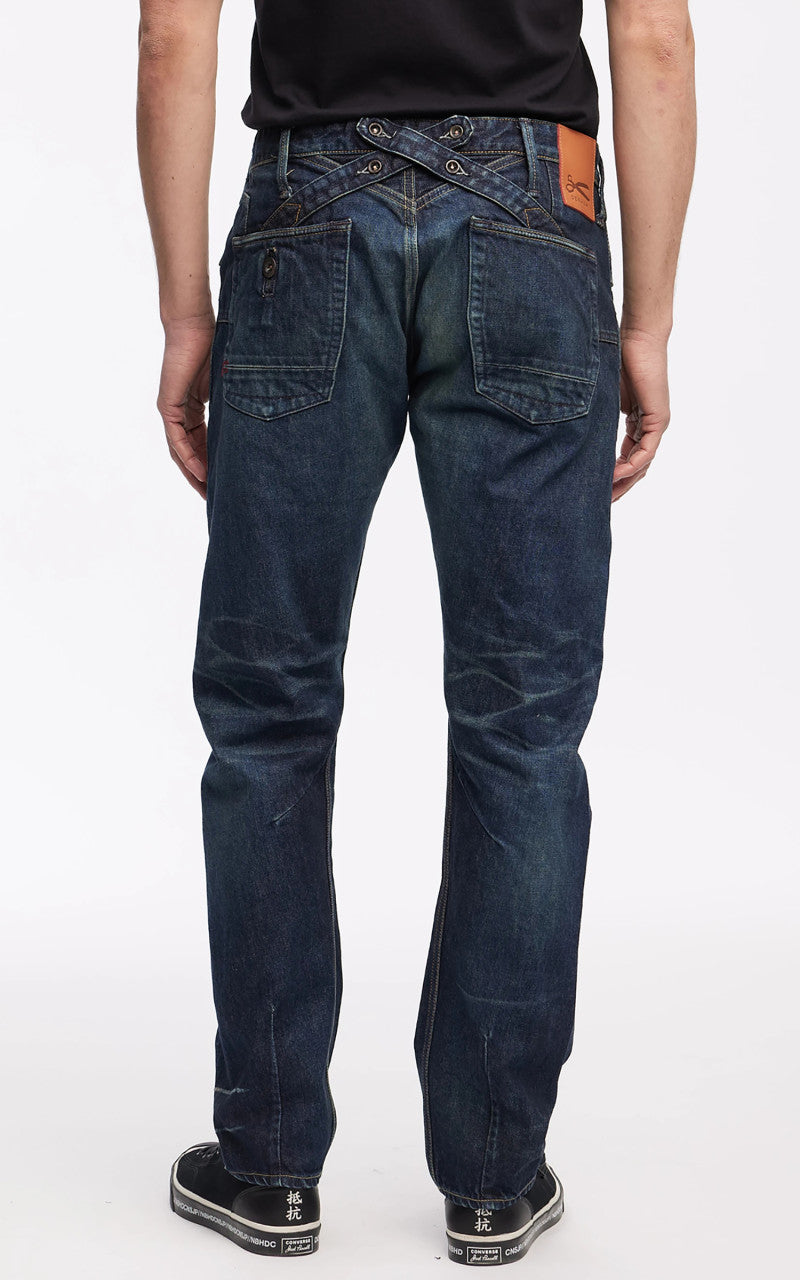 Denham Crossback Made In Japan Dark Blue