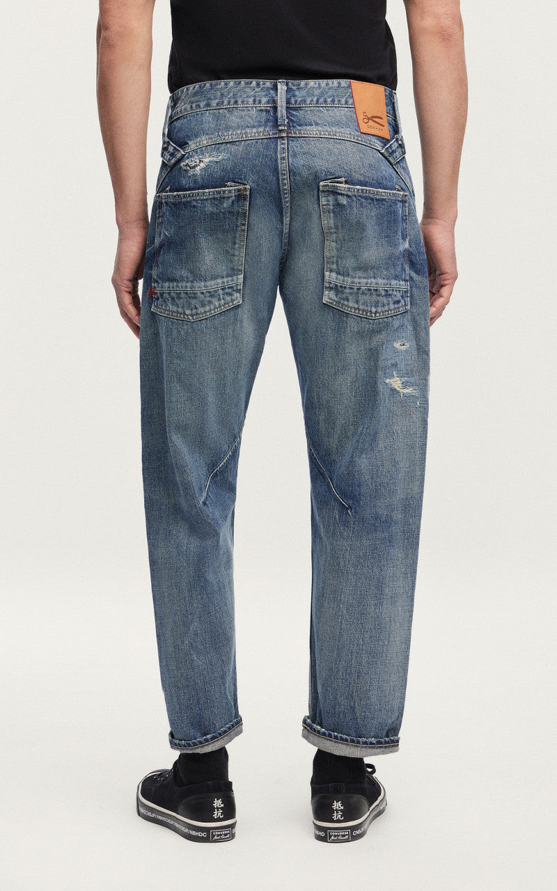 Denham Sasuke Blade Made In Japan Blue Repair Mid Blue