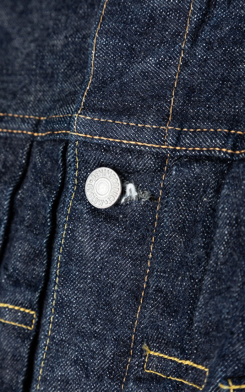 OrSlow 50s Type 2 Denim Jacket One Wash Indigo