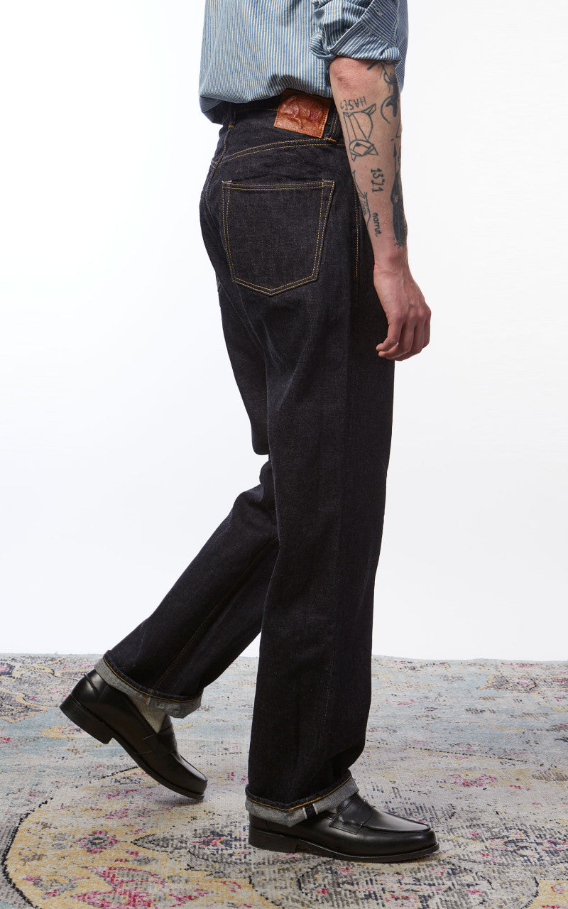 Fullcount 0105XXW Wide Selvedge Denim Heavy Ounce One Wash Indigo