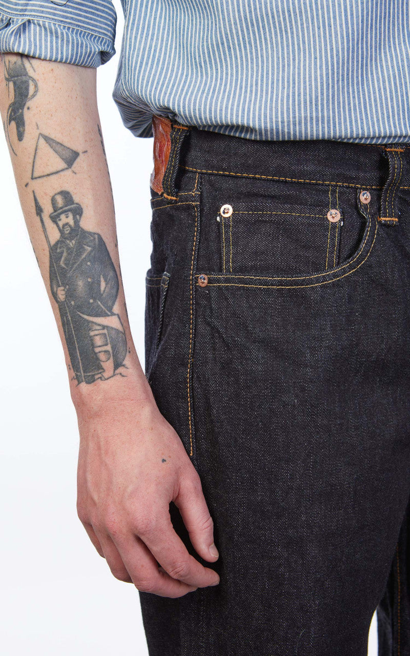 Fullcount 0105XXW Wide Selvedge Denim Heavy Ounce One Wash Indigo