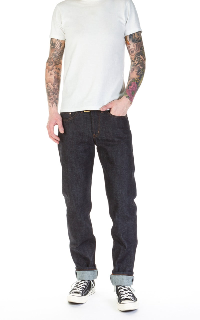 Naked & Famous Denim Weird Guy Deep Indigo Rigid Selvedge 15oz