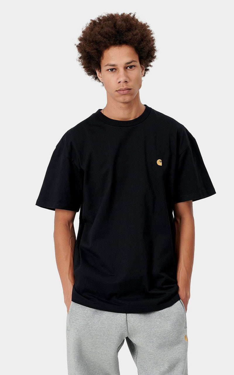 Carhartt WIP S/S Chase T-Shirt Black/Gold