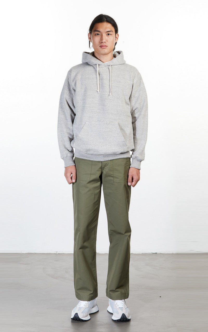 OrSlow Loopwheel Hooded Sweater Heather Grey