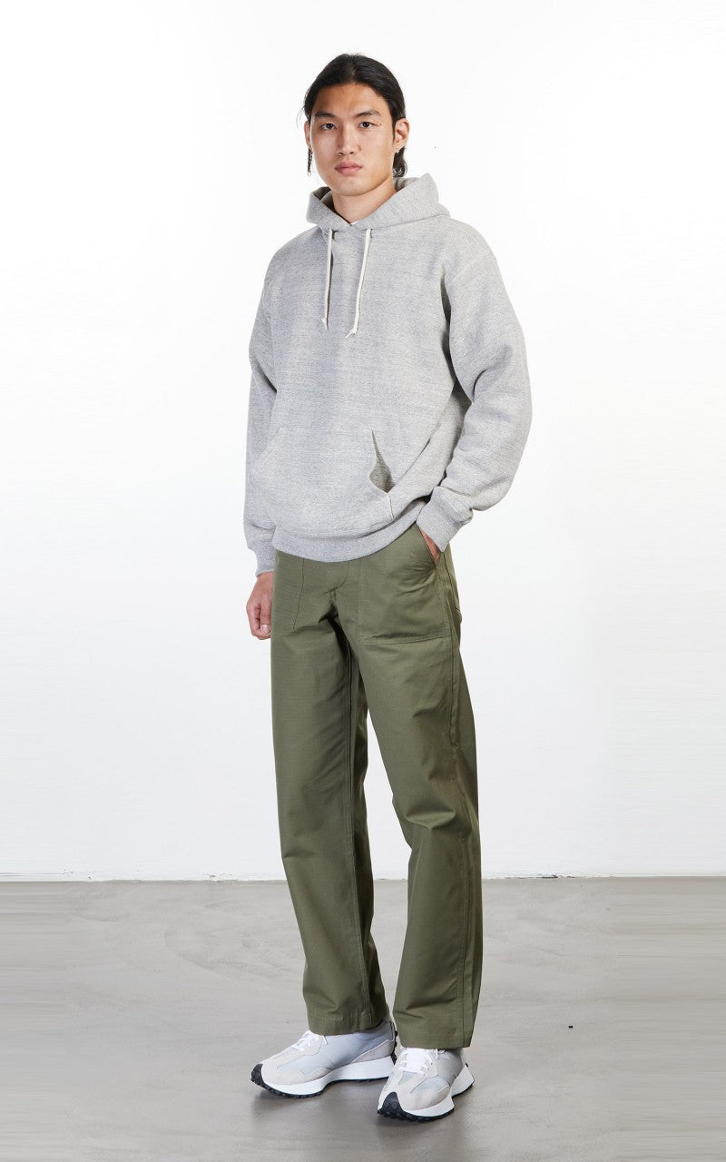 OrSlow Loopwheel Hooded Sweater Heather Grey