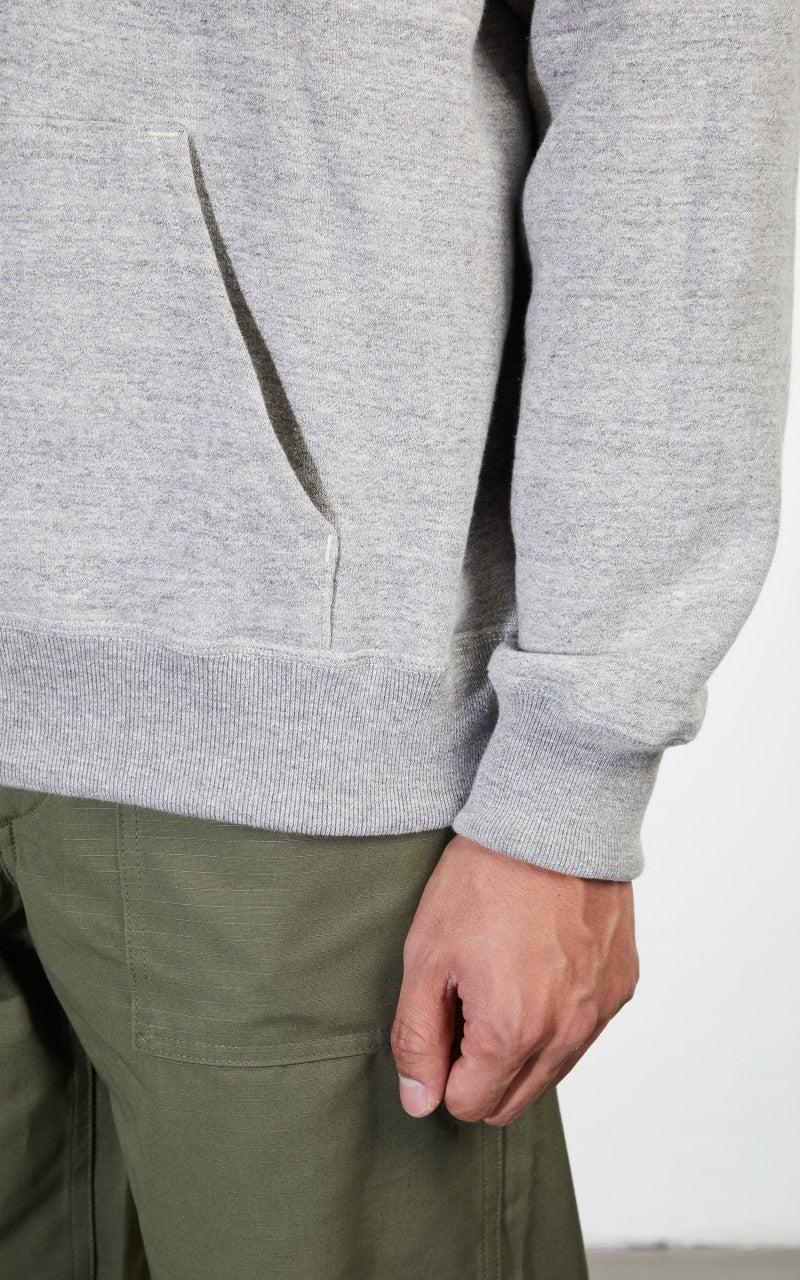 OrSlow Loopwheel Hooded Sweater Heather Grey