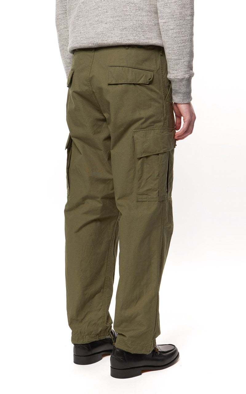 OrSlow Vintage Fit Cargo Pants Ripstop Army