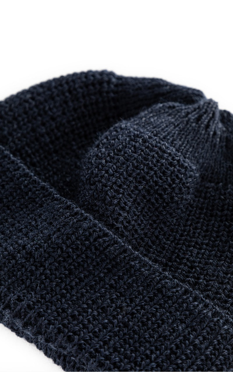Leuchtfeuer-Strickwaren Leuchtfeuer Walfänger Knit Wool Beanie Navy