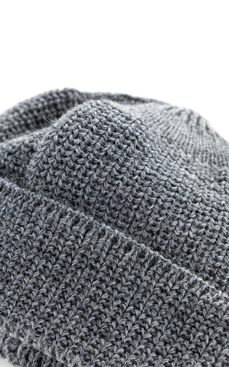 Leuchtfeuer-Strickwaren Leuchtfeuer Walfänger Knit Wool Beanie Grey