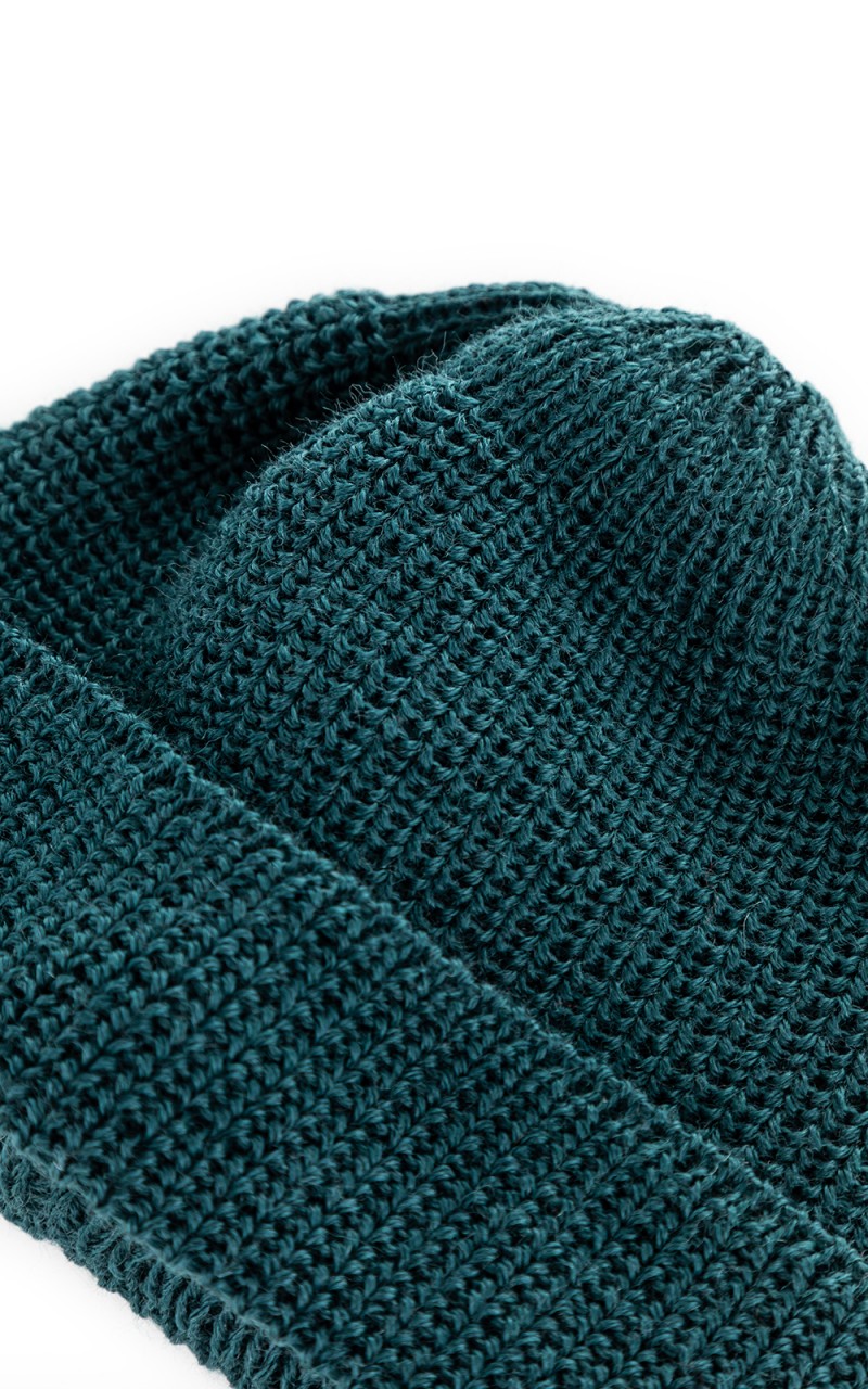 Leuchtfeuer-Strickwaren Leuchtfeuer Walfänger Knit Wool Beanie Green