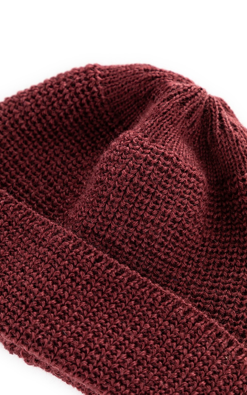 Leuchtfeuer-Strickwaren Leuchtfeuer Walfänger Knit Wool Beanie Bordeaux