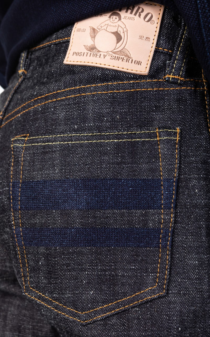 Momotaro Jeans 0405-82IE Indigo Selvedge Texture Denim GTB Embroidery 16oz
