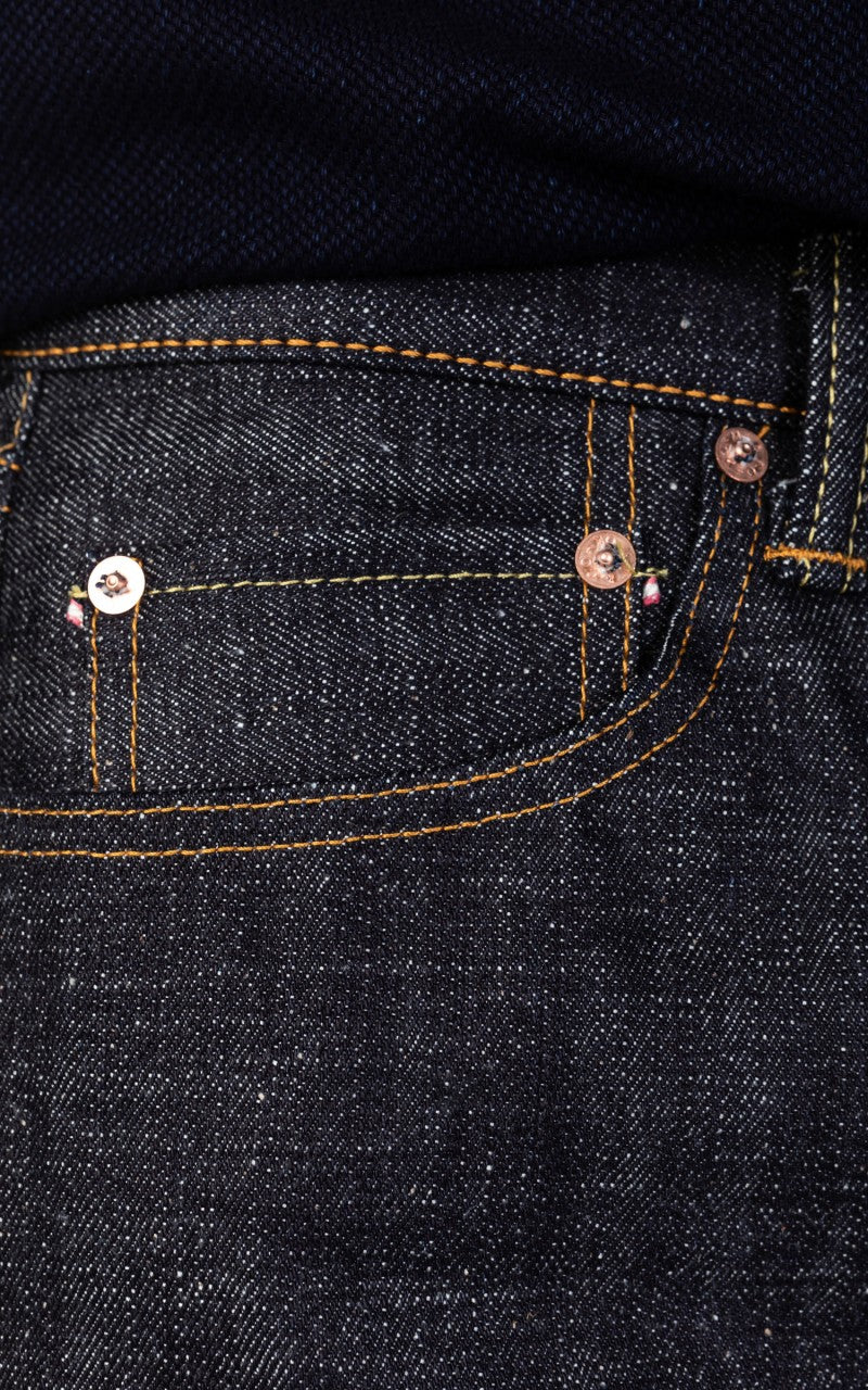Momotaro Jeans 0405-82IE Indigo Selvedge Texture Denim GTB Embroidery 16oz