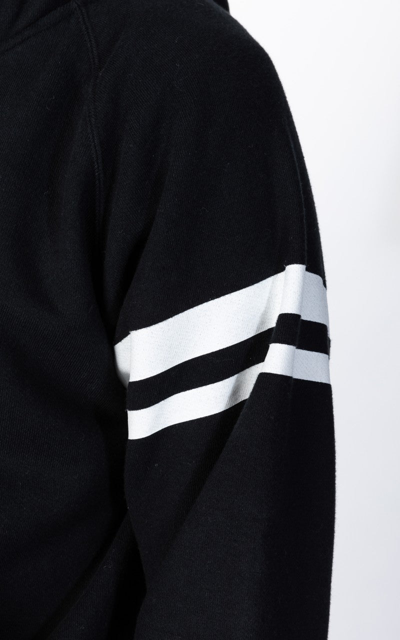 Momotaro Jeans 07-044 Heavyweight Hoodie Black GTB