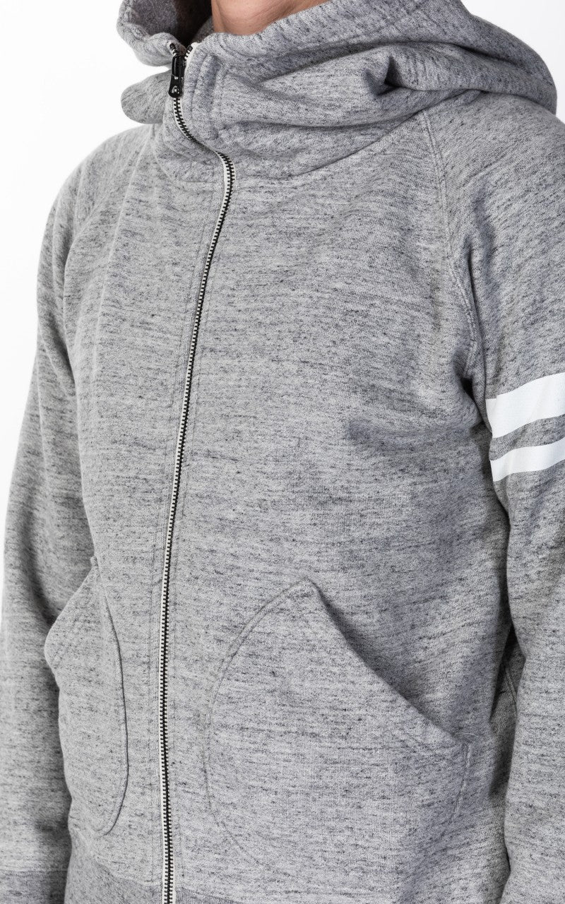 Momotaro Jeans 07-044 Heavyweight Hoodie Grey GTB