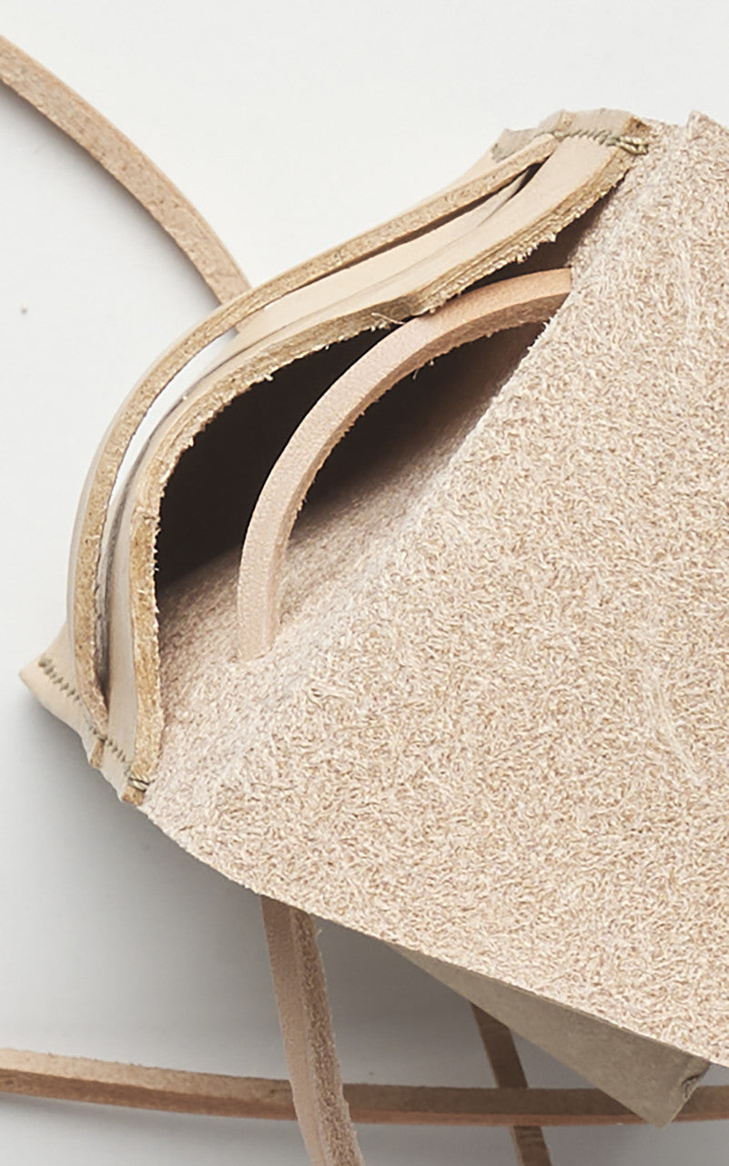 Eat Dust Chopper Pouch Leather Natural