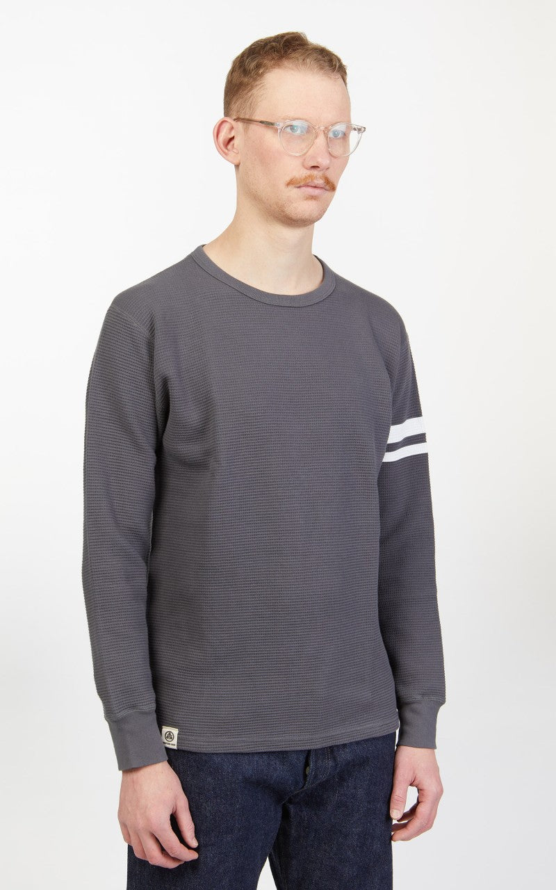 Momotaro Jeans 07-079 Thermal T-Shirt Longsleeve Grey