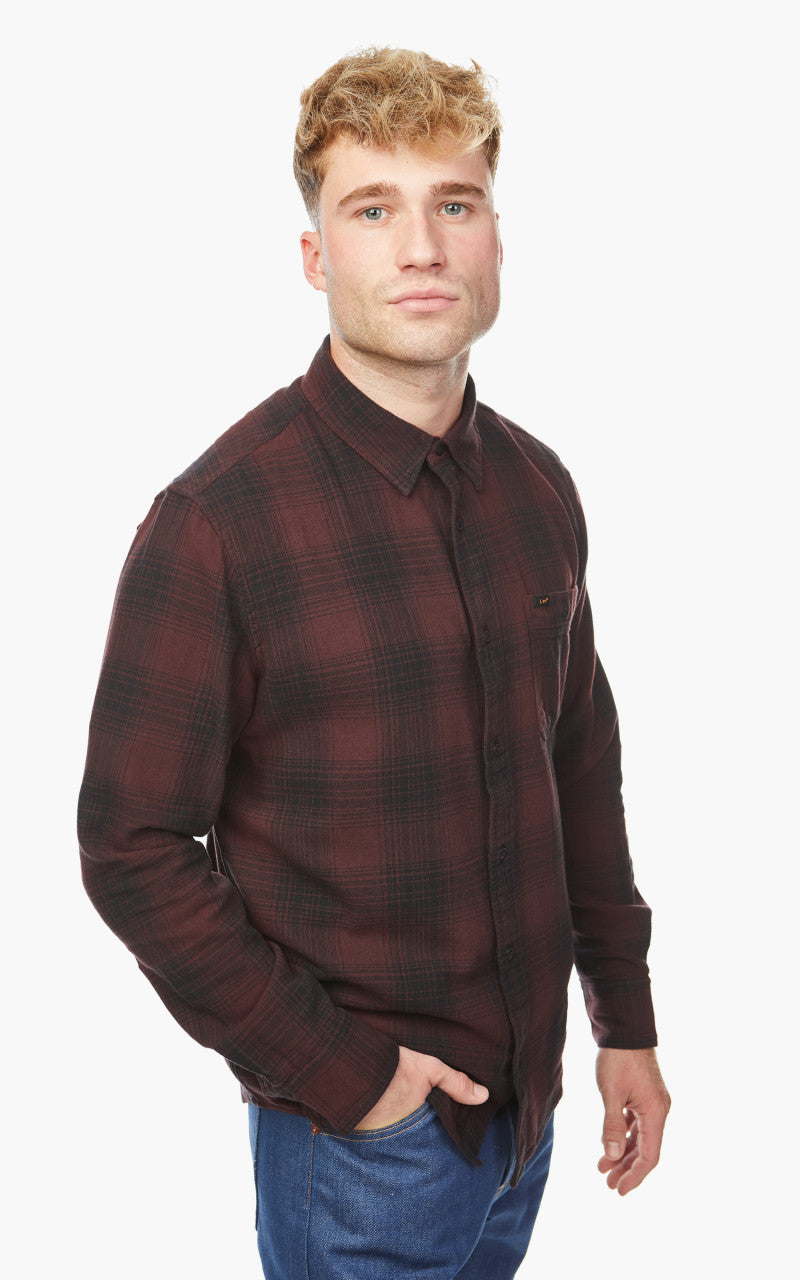 Lee Leesure Shirt Velvet Beet