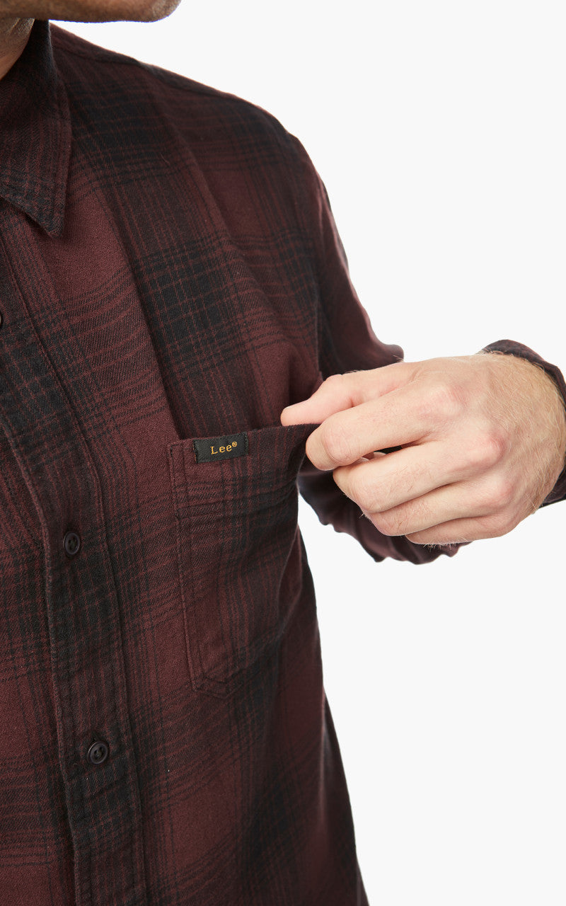 Lee Leesure Shirt Velvet Beet