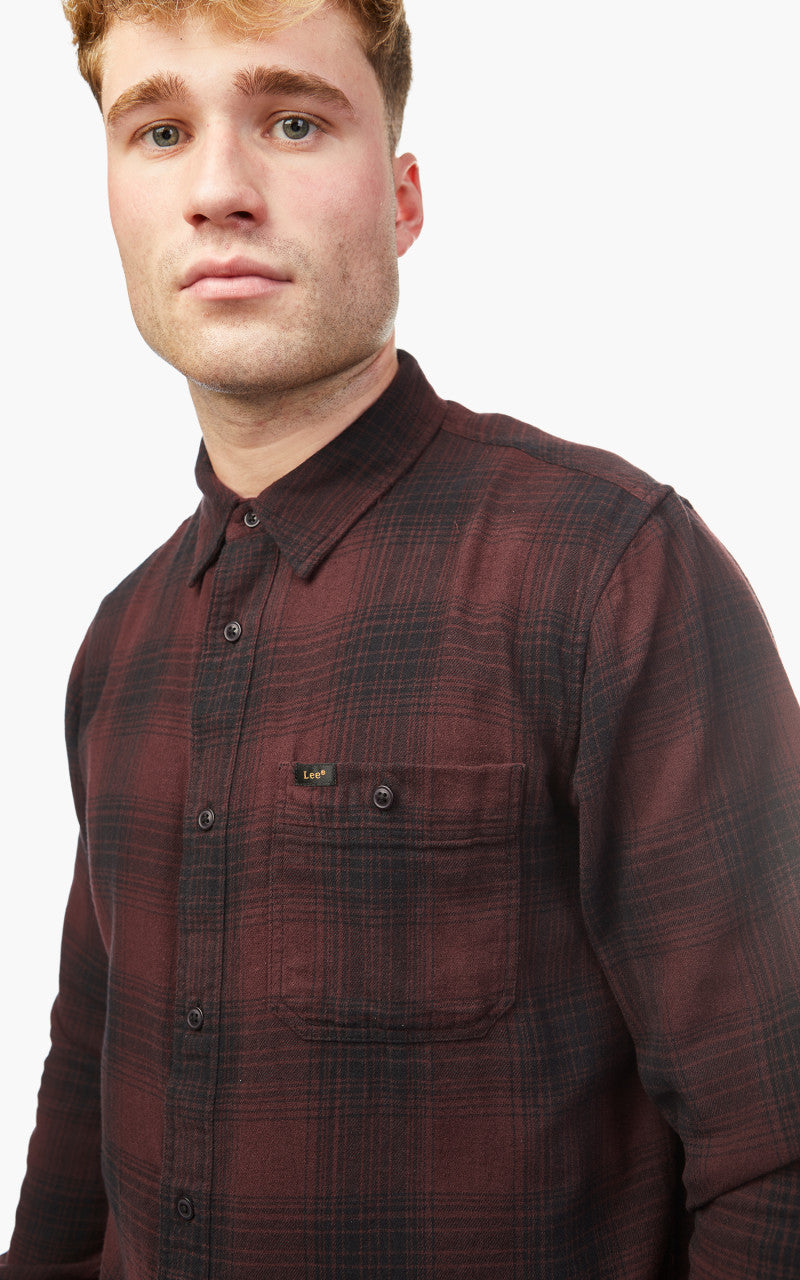 Lee Leesure Shirt Velvet Beet