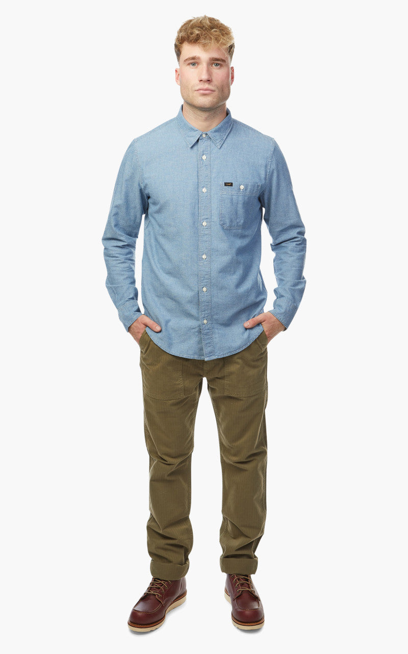 Lee Leesure Shirt Blue Union