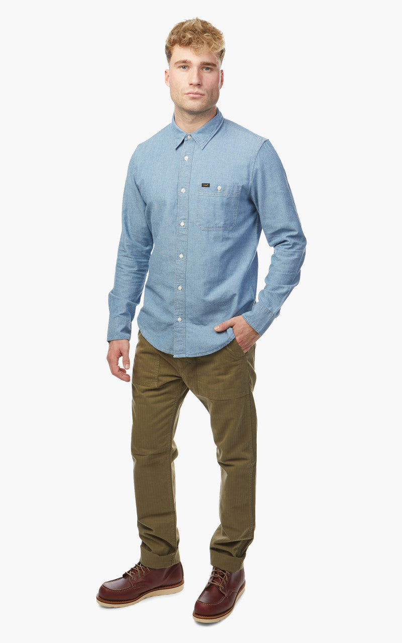Lee Leesure Shirt Blue Union