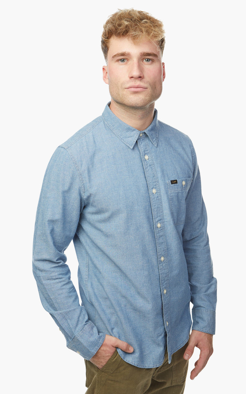 Lee Leesure Shirt Blue Union