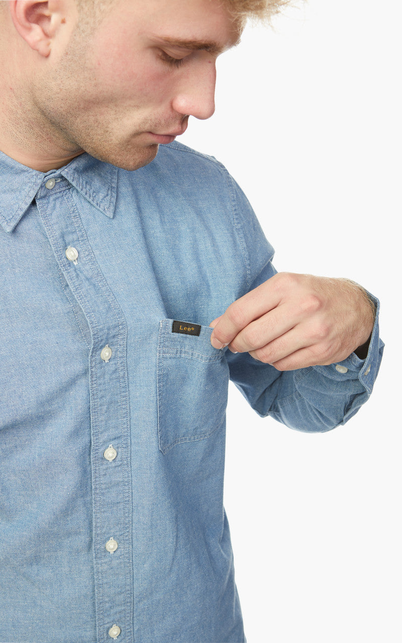 Lee Leesure Shirt Blue Union