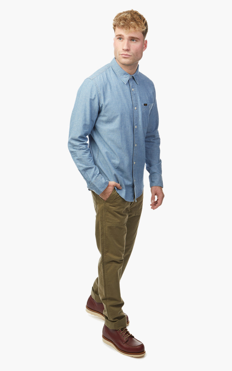 Lee Leesure Shirt Blue Union