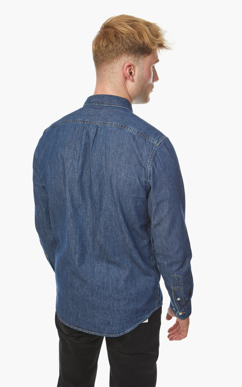 Lee Leesure Shirt Mid Stone Wash