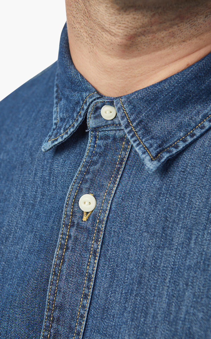 Lee Leesure Shirt Mid Stone Wash