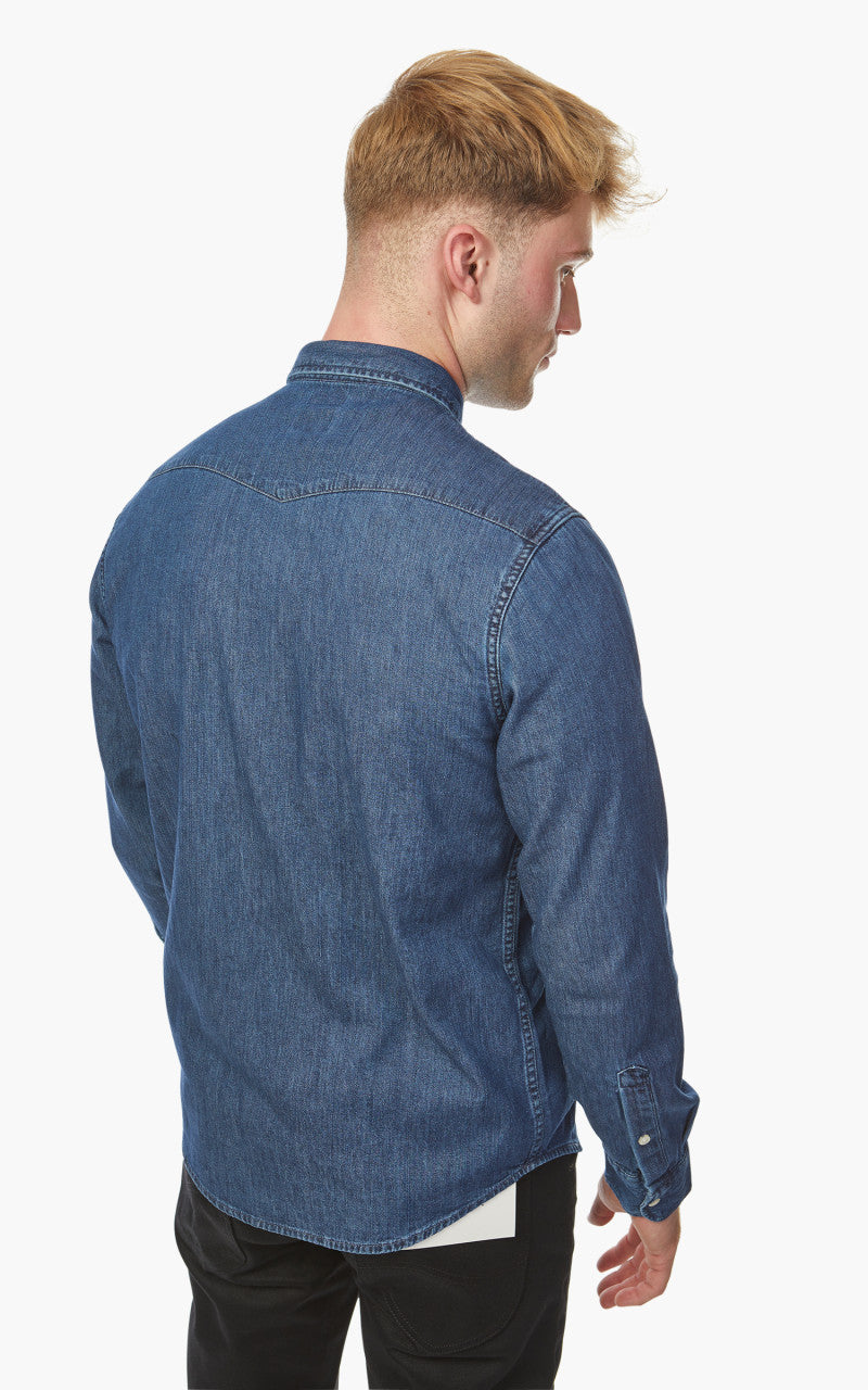 Lee Regular Western Shirt Mid Stone Wash
