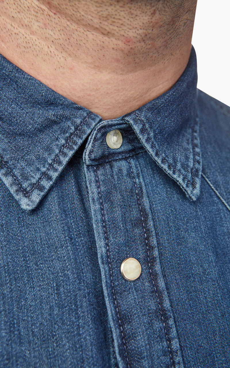 Lee Regular Western Shirt Mid Stone Wash