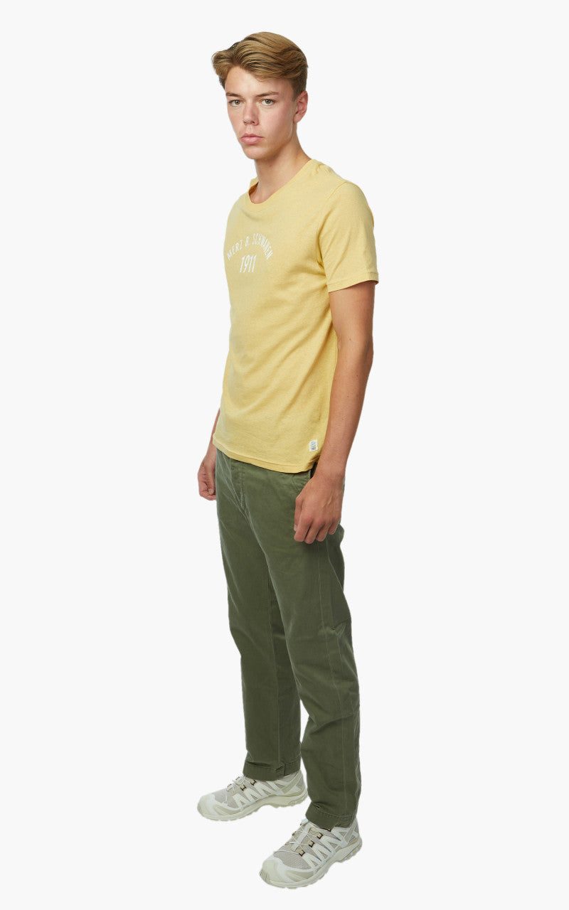 Merz b. Schwanen TRCT40 Crew Neck Print Tee Corn