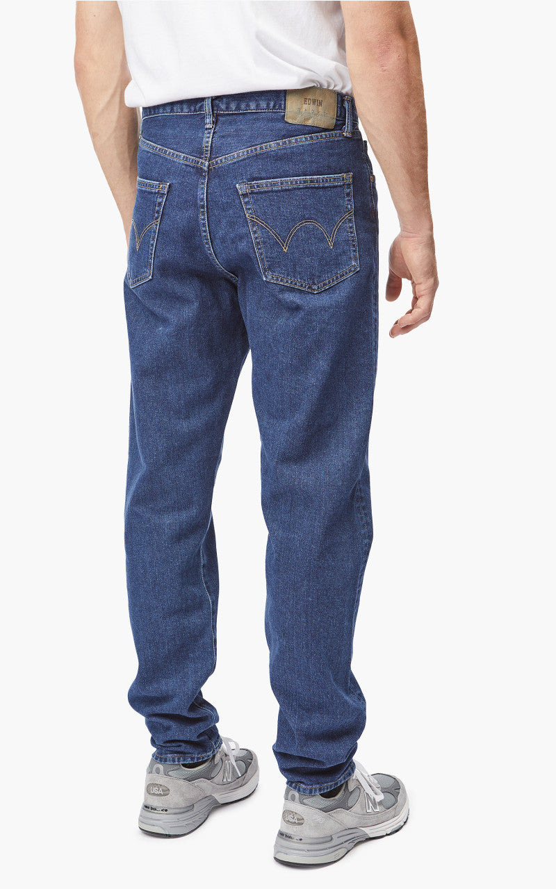 Edwin Loose Tapered "Made in Japan" Yoshiko Left Hand Denim Blue Washed