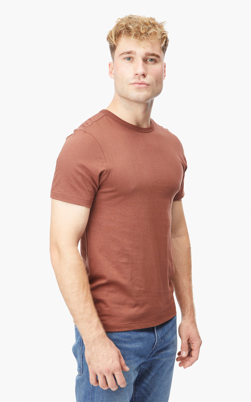 Merz b. Schwanen 1950s Crew Neck Tee Tan