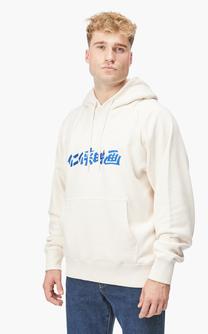 Edwin x Apollo Thomas Ninkyo Eiga Hoodie Sweat Heavy Felpa Whisper White